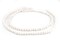 The Bead Chest Natural 6mm Wooden Beads in White for Jewelry Making – Round Loose Wood Spacer Beads I Approximately 75 Beads